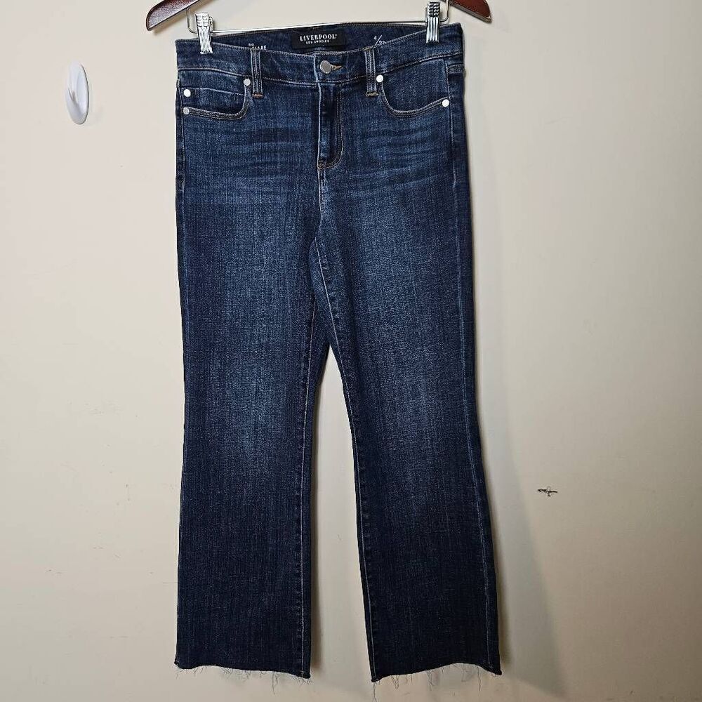 Liverpool Jeans Womens Crop Flare in Somerville 4/27